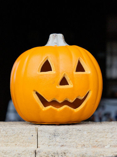 Ceramic pumpkin item